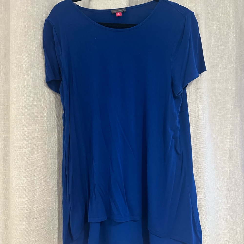 Vince Camuto Royal Blue Short Sleeve Top
